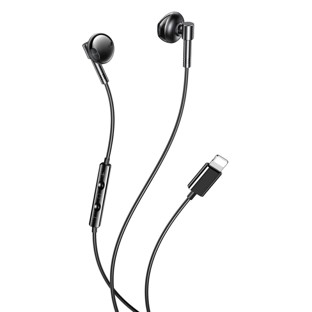 XO wired earphones EP61 Lightning Bluetooth black